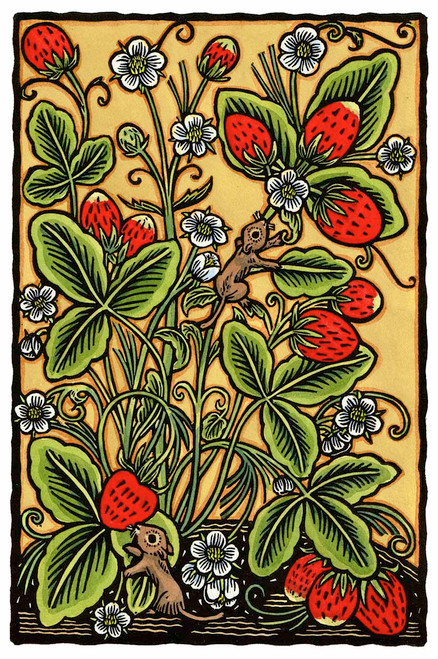 Strawberry Thieves Card