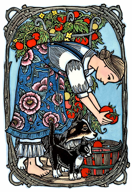 Tomato Pickers Print