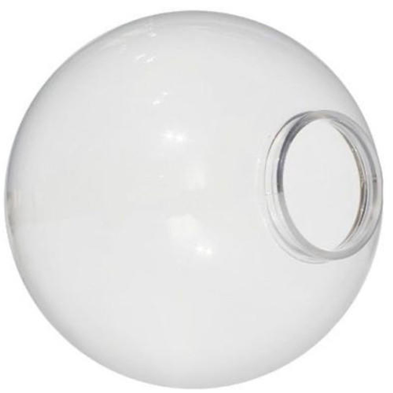 Replacement 12" Clear Plastic Light Globe Neckless Opening