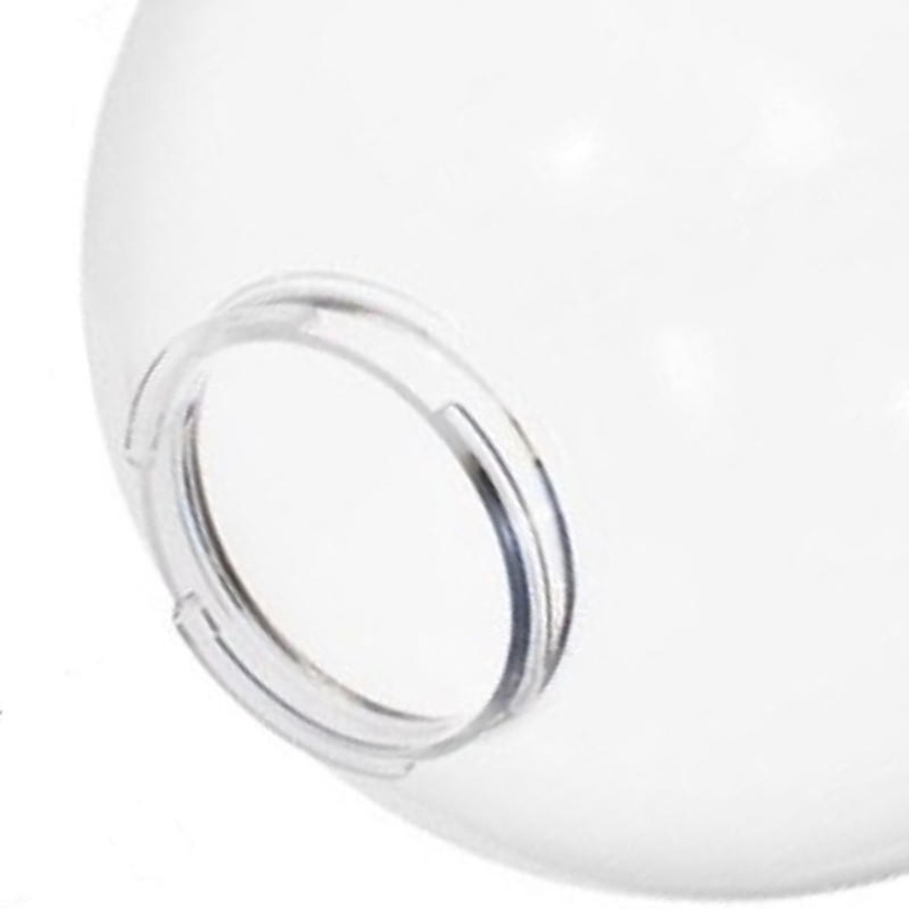 Replacement 10" Clear Light Globe Twist & Lock Neck Base