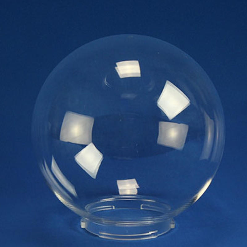 Replacement 10" Clear Light Globe Twist & Lock Neck Base