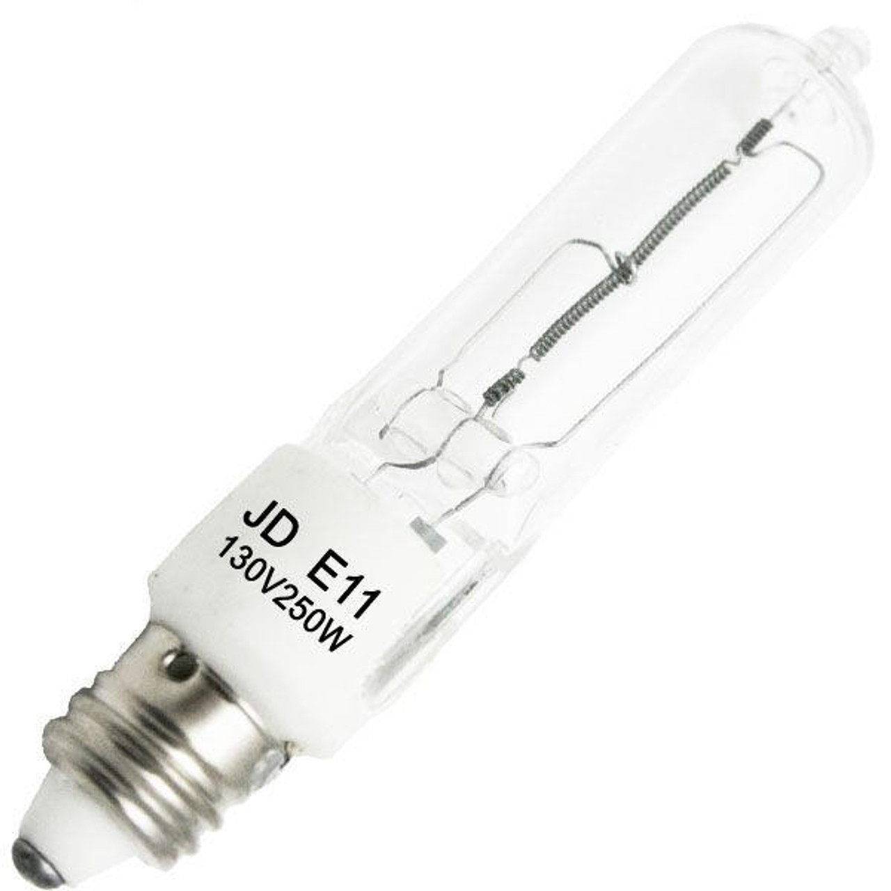 Plusrite 250W JD E11 130V Mini Candelabra Base Halogen Lamp