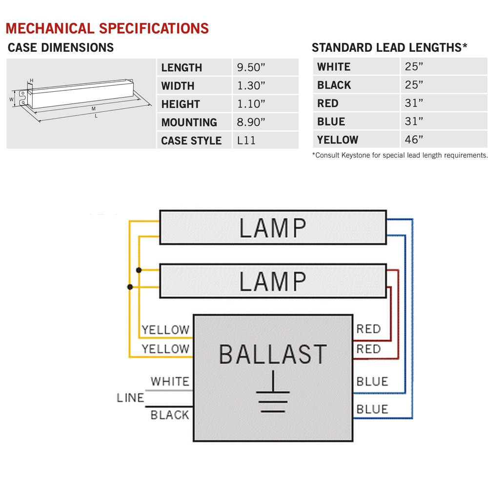 Reattore Elettronico Sostitutivo Keystone Technologies Kteb-240-1-tp-pic Per Illuminazione