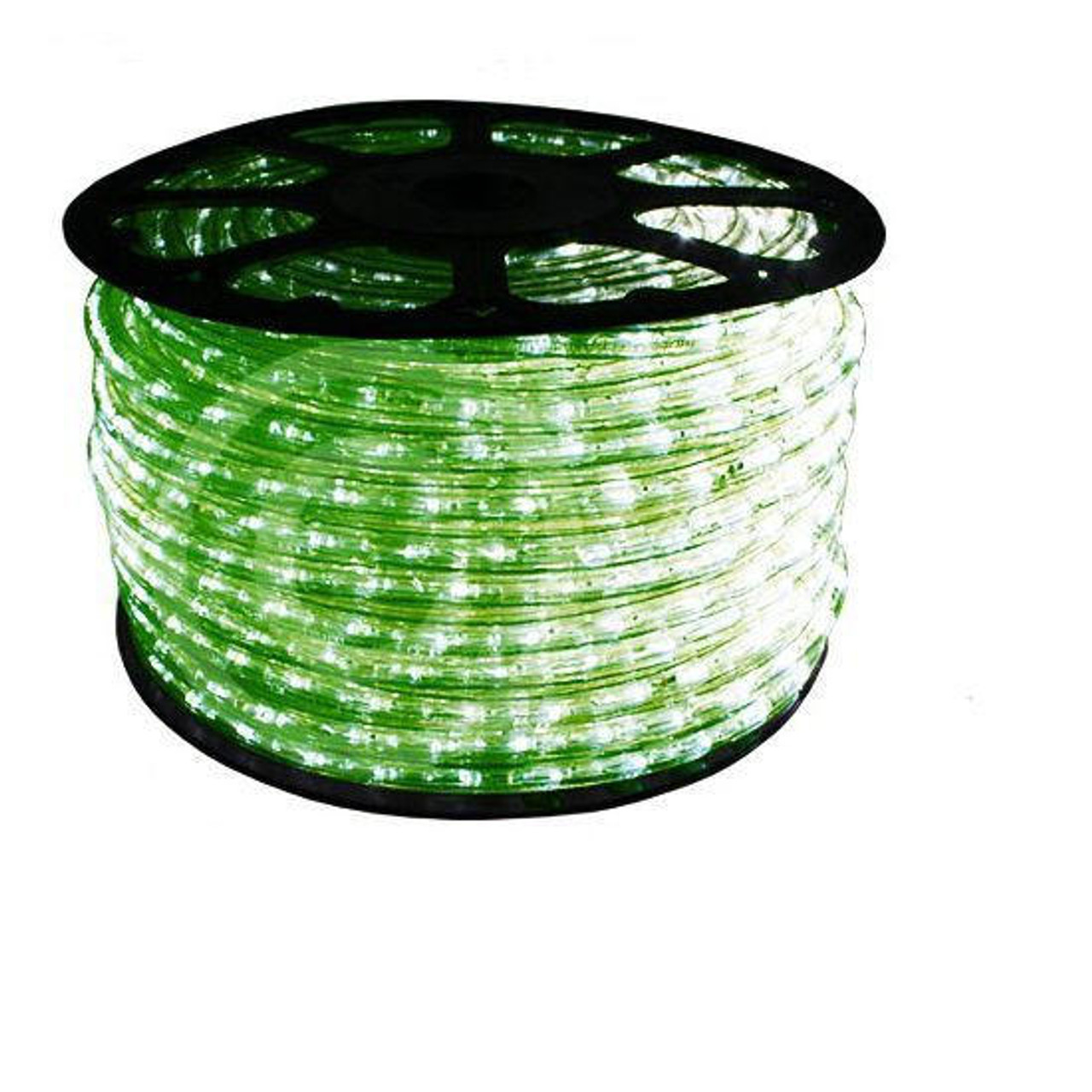 150 ft Green LED Rope Light Spool 1/2 120 Volt Reel - Light Bulb Surplus