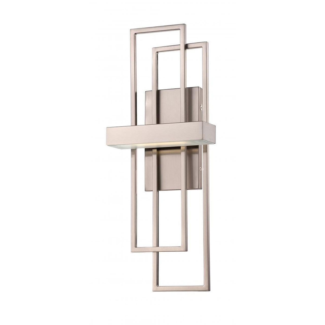 Nuvo Lighting 62-105 | Frame LED Wall Sconce Light Brushed Nickel