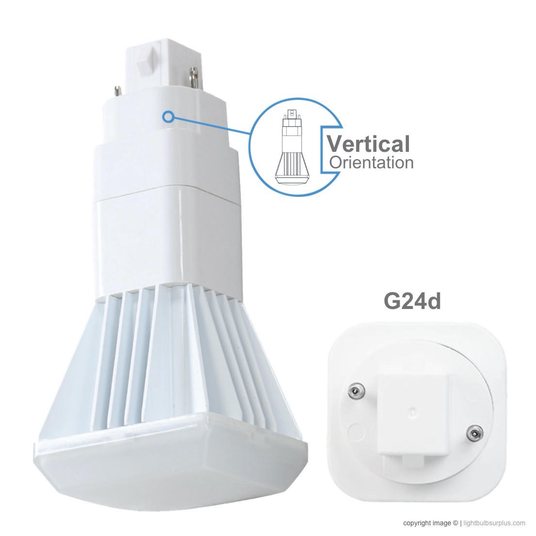 Keystone Led Keystone KT-LED82P-V-850-D /G2 | 8W LED 2 Pin CFL - 5000K