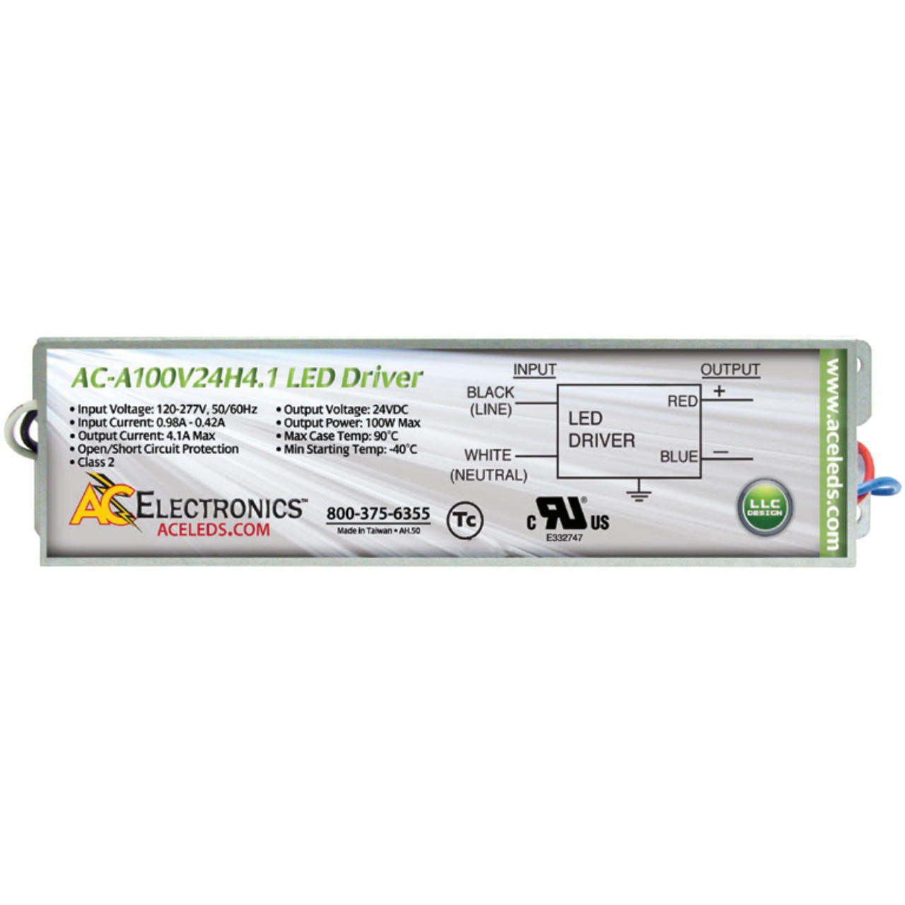 Spookachtig weerstand bieden Turbulentie Ace AC-A100V24H4.1 | Constant Voltage LED Driver