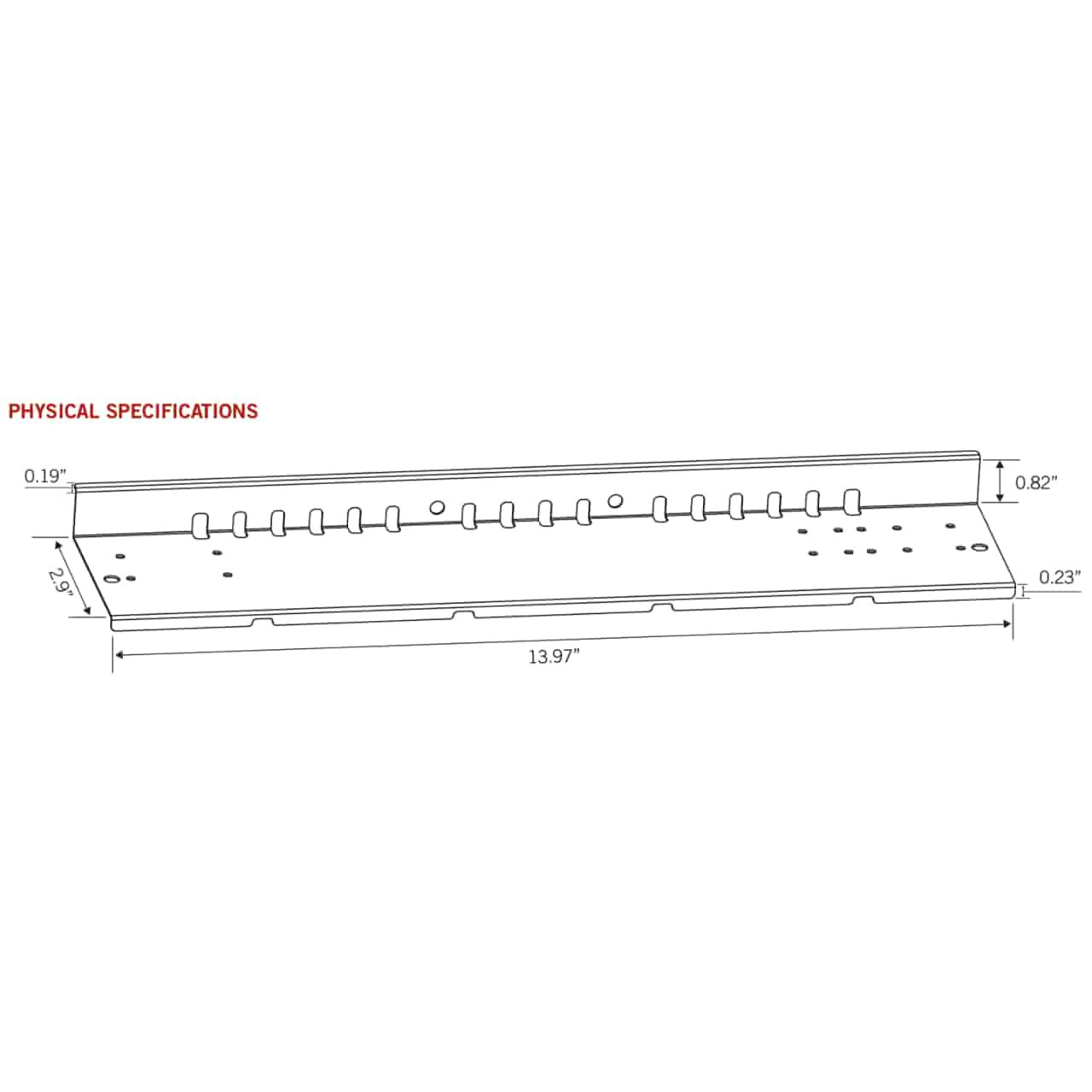 Keystone KT-HBLED-EM-BR-1B-KIT Emergency Mounting Bracket