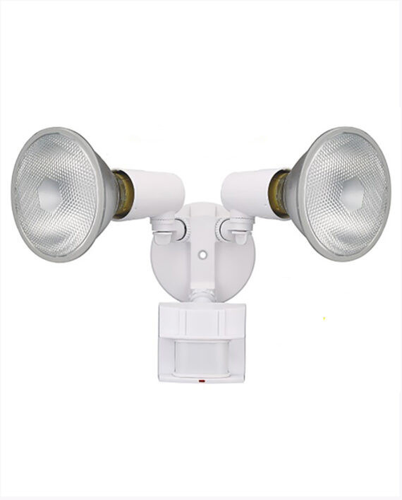 Cyber Tech FM180AH2/WH | Motion Security Light | Dusk to Dawn | Wet Rated