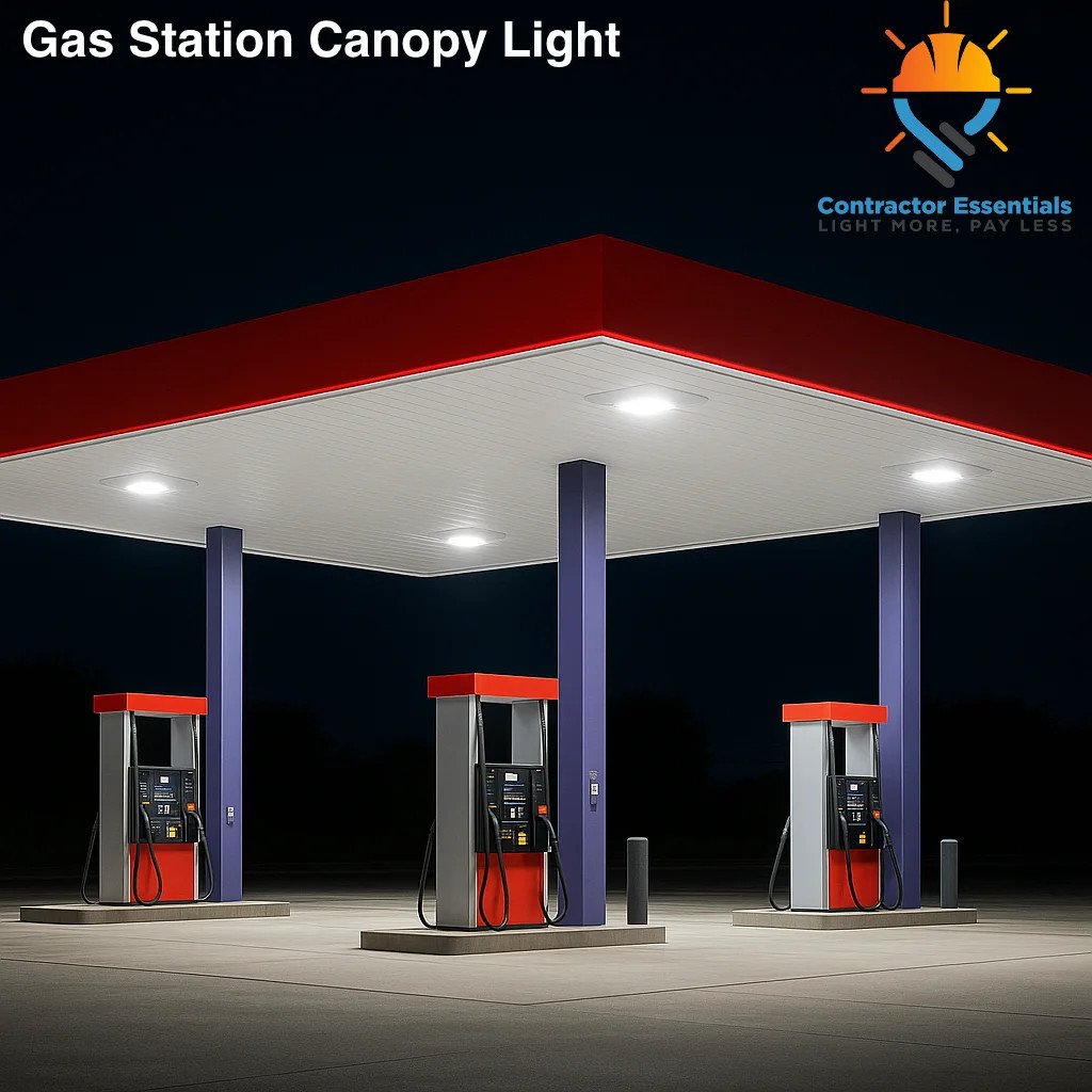 LED Canopy Light for Gas Stations | Waterproof | 5000K