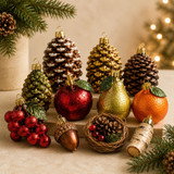 Pinecone, Fruit & Nature Ornaments