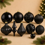 Black Christmas Ornaments