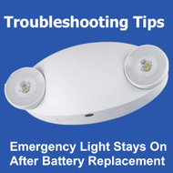 Troubleshooting Tips: Emergency Light Stays On After Battery Replacement