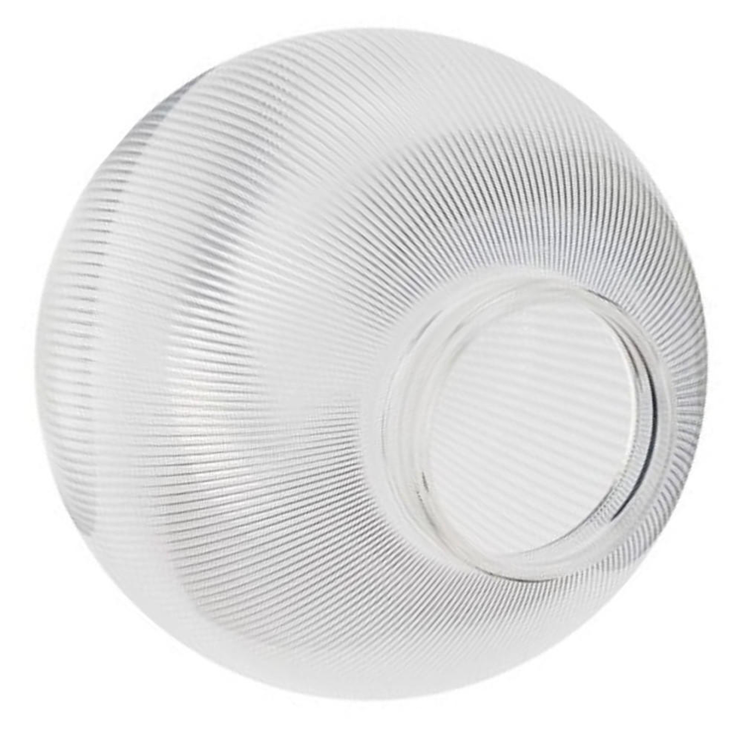 LBS Lighting White 8" Plastic Acrylic Light Globe Screw Neck