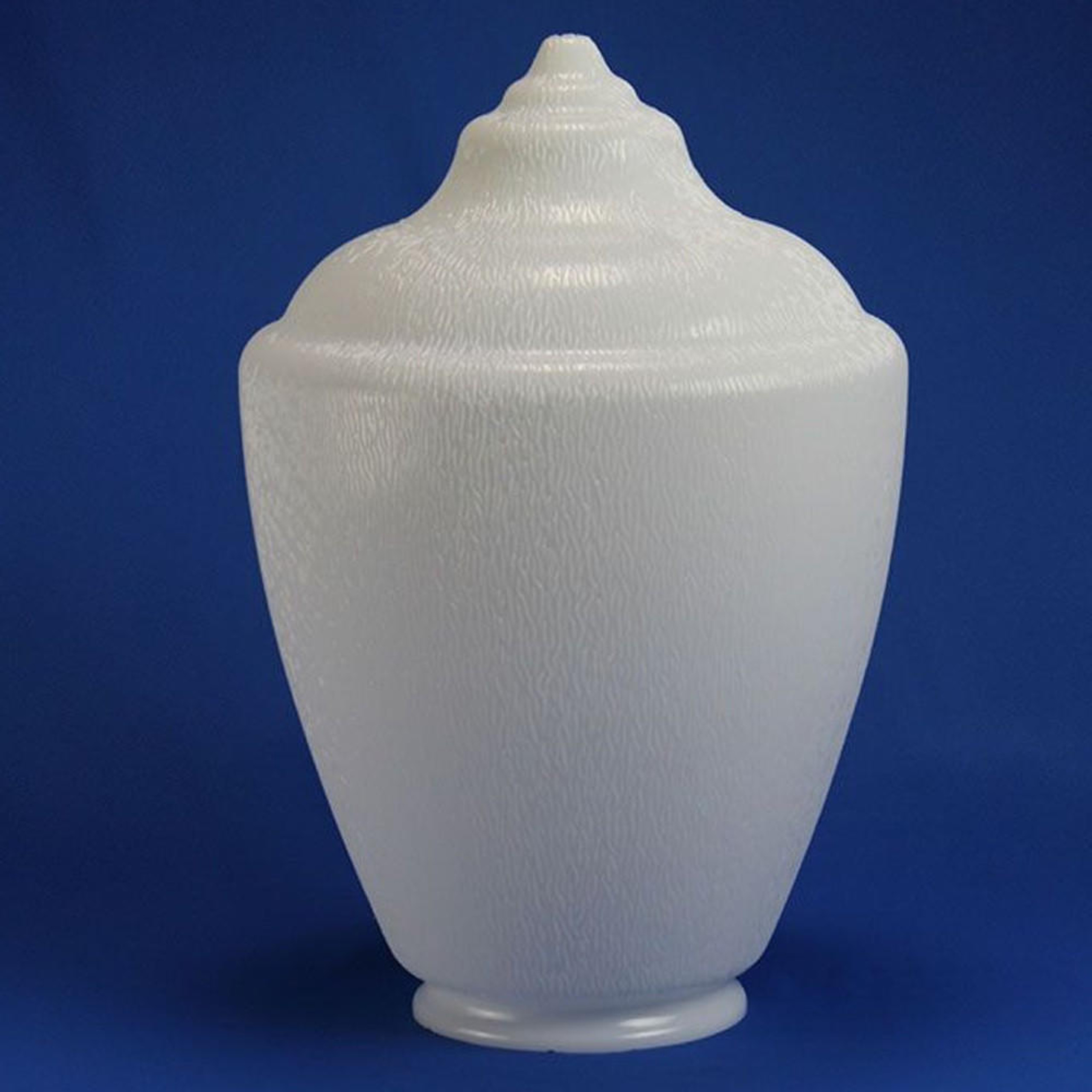 LBS Lighting 23" Clear Textured Acorn Street Lamp Globe