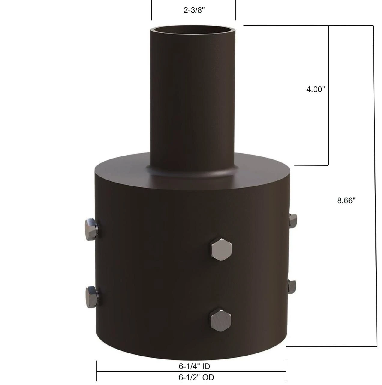 Tenon Mount Reducer Adapter for 6