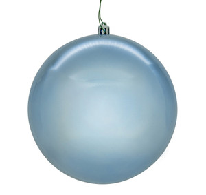Vickerman N592529DSVL - 10 inch Periwinkle Shiny Seamless Ball Outdoor Christmas Ornament