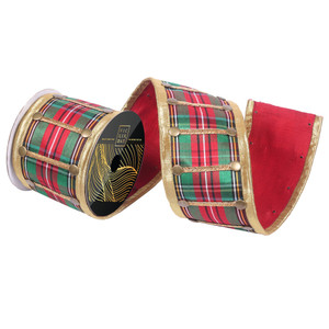 Vickerman QK259500 - Multicolor Nutcracker Wired Christmas Ribbon - 4" x 10 Yards
