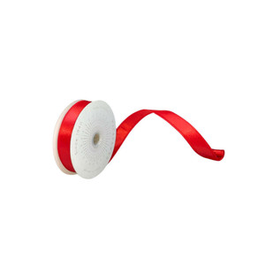 Vickerman QTX240703 - Red Shiny Wired Decorative Ribbon - 1" x 10 Yards 