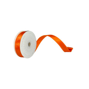 Vickerman QTX240718 - Burnished Orange Shiny Wired Decorative Ribbon - 1" x 10 Yards