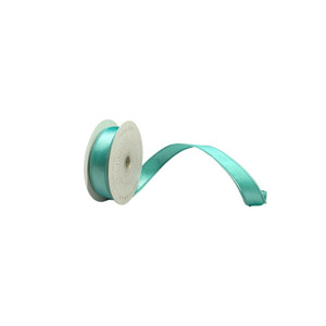 Vickerman QTX240732 - Baby Blue Shiny Wired Decorative Ribbon - 1" x 10 Yards