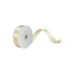 Vickerman QTX240743 - Oat Shiny Wired Decorative Ribbon - 1" x 10 Yards