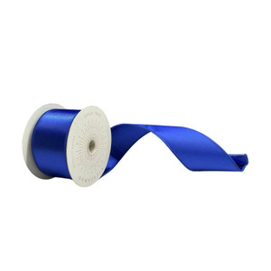 Vickerman QTX240902 - Blue Shiny Wired Decorative Ribbon - 2.5" x 10 Yards 