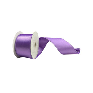 Vickerman QTX240986 - Lavender Shiny Wired Decorative Ribbon - 2.5" x 10 Yards