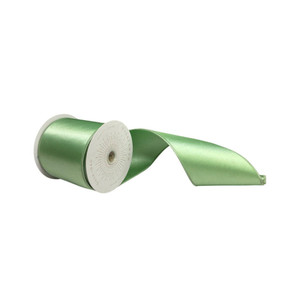 Vickerman QTX241144 - Seafoam Shiny Wired Decorative Ribbon - 4" x 10 Yards 