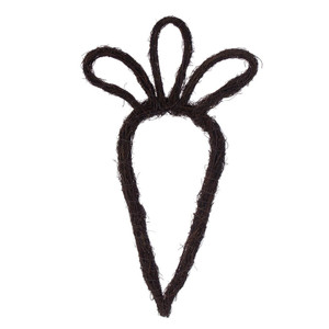 Vickerman FPQ241923 - 23" H x 12" W Carrot Outline Twig Wreath