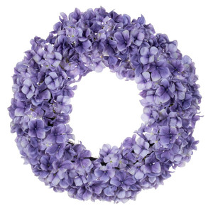 Vickerman FR250566 - 20" Real Touch Purple Hydrangea Wreath