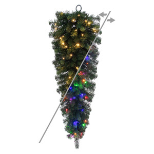 Vickerman G254408LEDCC - 36" Vermont Spruce Teardrop Wreath with Color Changing LED Lights