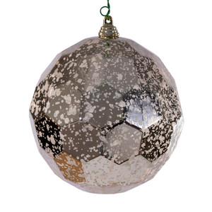 Vickerman MC240143 - 4.75 inch Oat Honeycomb Mercury Christmas Ornament - 4 Pack