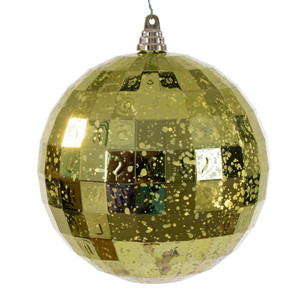 Vickerman MC240973 - 8 inch Lime Mirror Mercury Christmas Ornament 