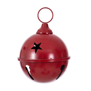Vickerman RAA230603 - 6 inch Red Iron Bell Christmas Ornament 