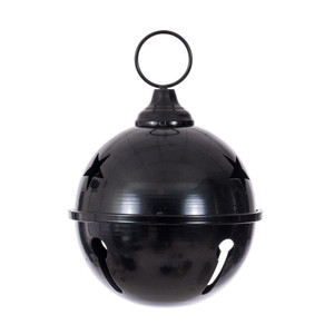 Vickerman RAA230617 - 6 inch Black Iron Bell Christmas Ornament 