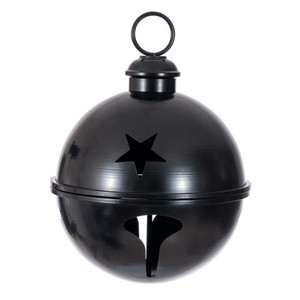 Vickerman RAA231417 - 14 inch Black Iron Bell Christmas Ornament 