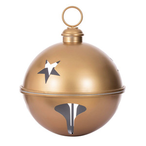 Vickerman RAA231808 - 18 inch Gold Iron Bell Christmas Ornament 