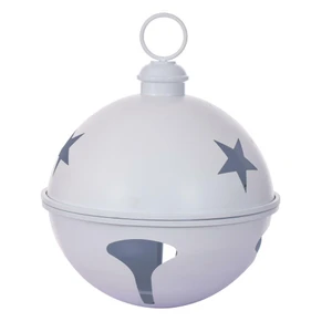 Vickerman RAA231811 - 18 inch White Iron Bell Christmas Ornament 