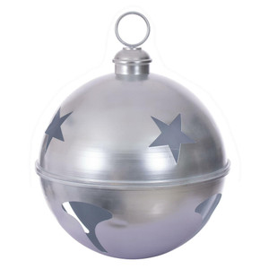Vickerman RAA232407 - 24 inch Silver Iron Bell Christmas Ornament 