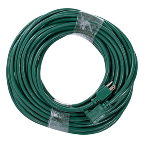 Vickerman V2414380 - 80 ft Outdoor Heavy-Duty Green Extension Cord 14AWG/SJTW 