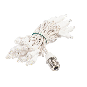 Vickerman X24E1732-WRGBW - 96 in. RGB Warm White LED Light Drop - 32 Lights - White Wire 