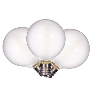 Vickerman X24G4111 - G40 Ceramic White LED Replacement Bulb - 10 Pack 