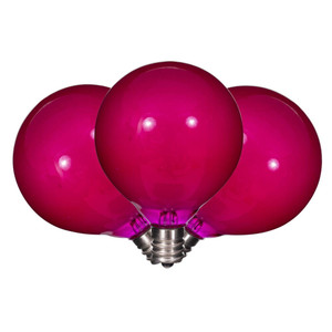 Vickerman X24G5109 - G50 Ceramic Pink LED Replacement Bulb - 10 Pack