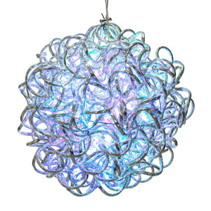 Vickerman X24S06RGBPW - 6 in. RGB LED Micro Spiral Light Ball - 40 Lights