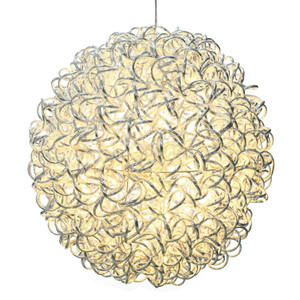 Vickerman X24S1801 - 18 in. Warm White LED Micro Spiral Light Ball - 180 Lights