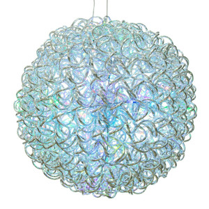 Vickerman X24S18RGBPW - 18 in. RGB LED Micro Spiral Light Ball - 180 Lights