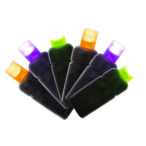 Vickerman X4K6558F - 16 ft Orange Purple Lime LED Christmas Light String - 50 Lights 