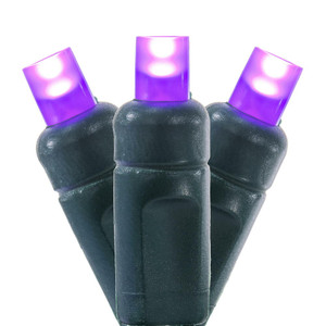Vickerman X6G66506FPBG - 25 ft Purple LED Coaxial Christmas Light String - 50 Lights