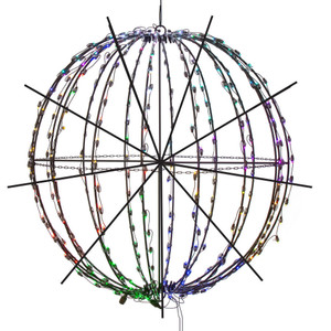Vickerman XRGBWW36-B - 36 in. RGB Warm White LED Wide Angle Light Sphere - 304 Lights